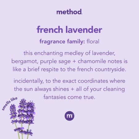 Method Lavender Scent All Purpose Cleaner Refill Liquid 68 oz 19306
